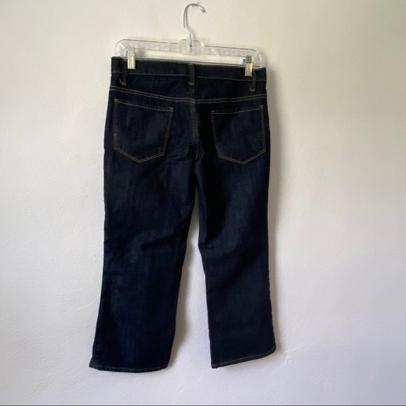 Talbots Straight Crop Jeans Dark Wash Petite Size 2P - Picture 5 of 6